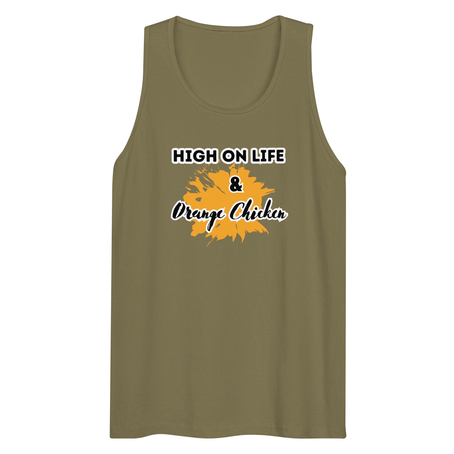 High On Life & Orange Chicken Unisex Premium Tank Top