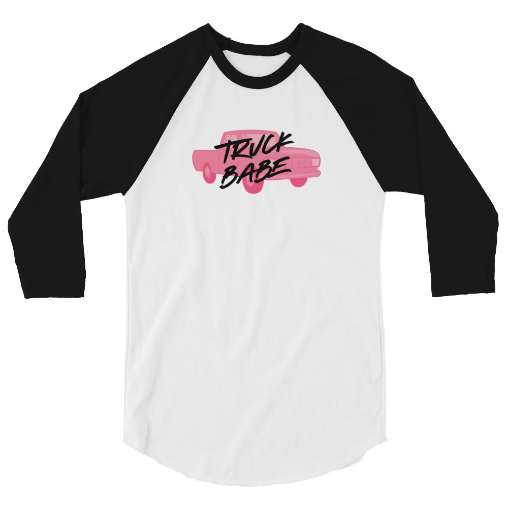 Truck Babe 3/4 Sleeve Raglan Shirt