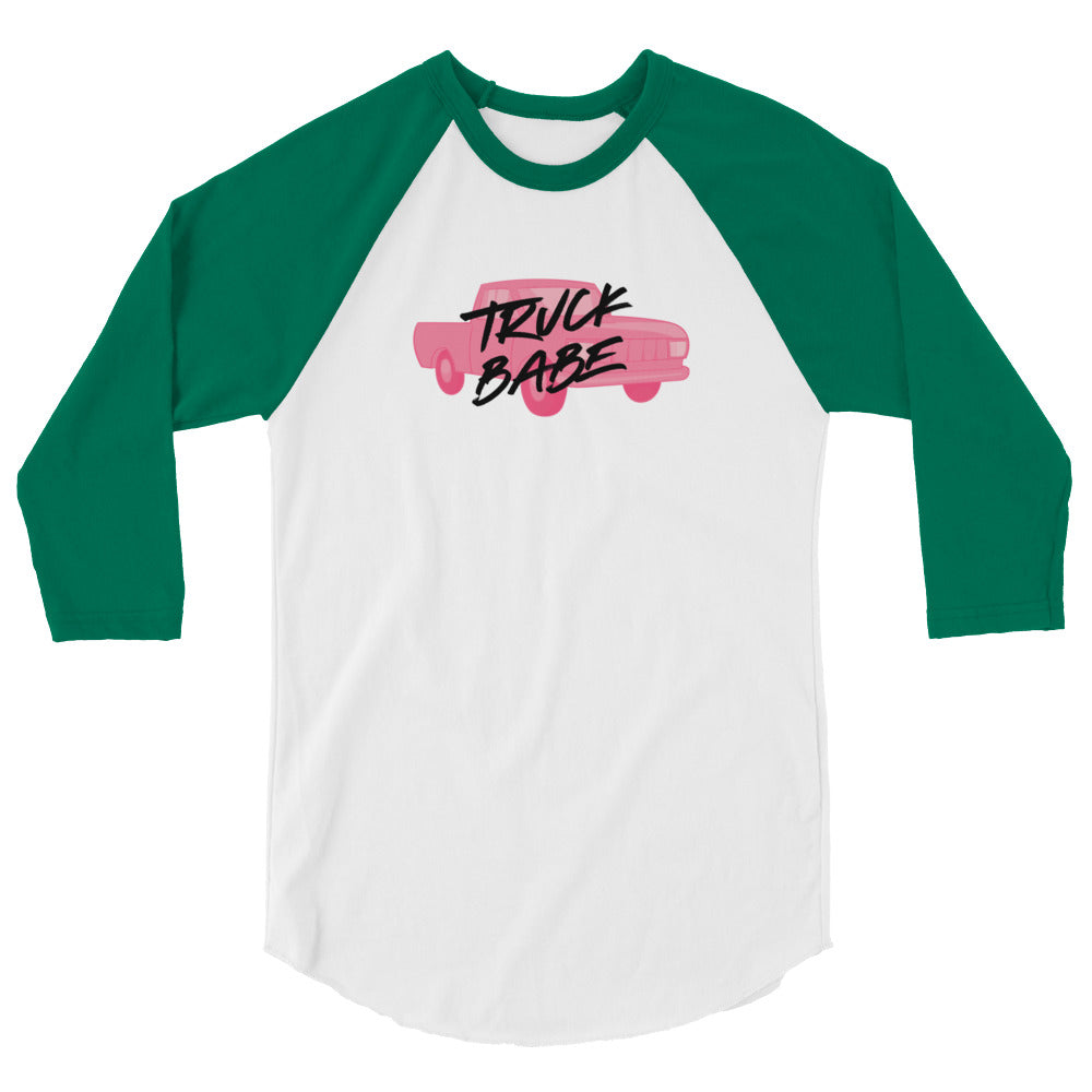 Truck Babe 3/4 Sleeve Raglan Shirt