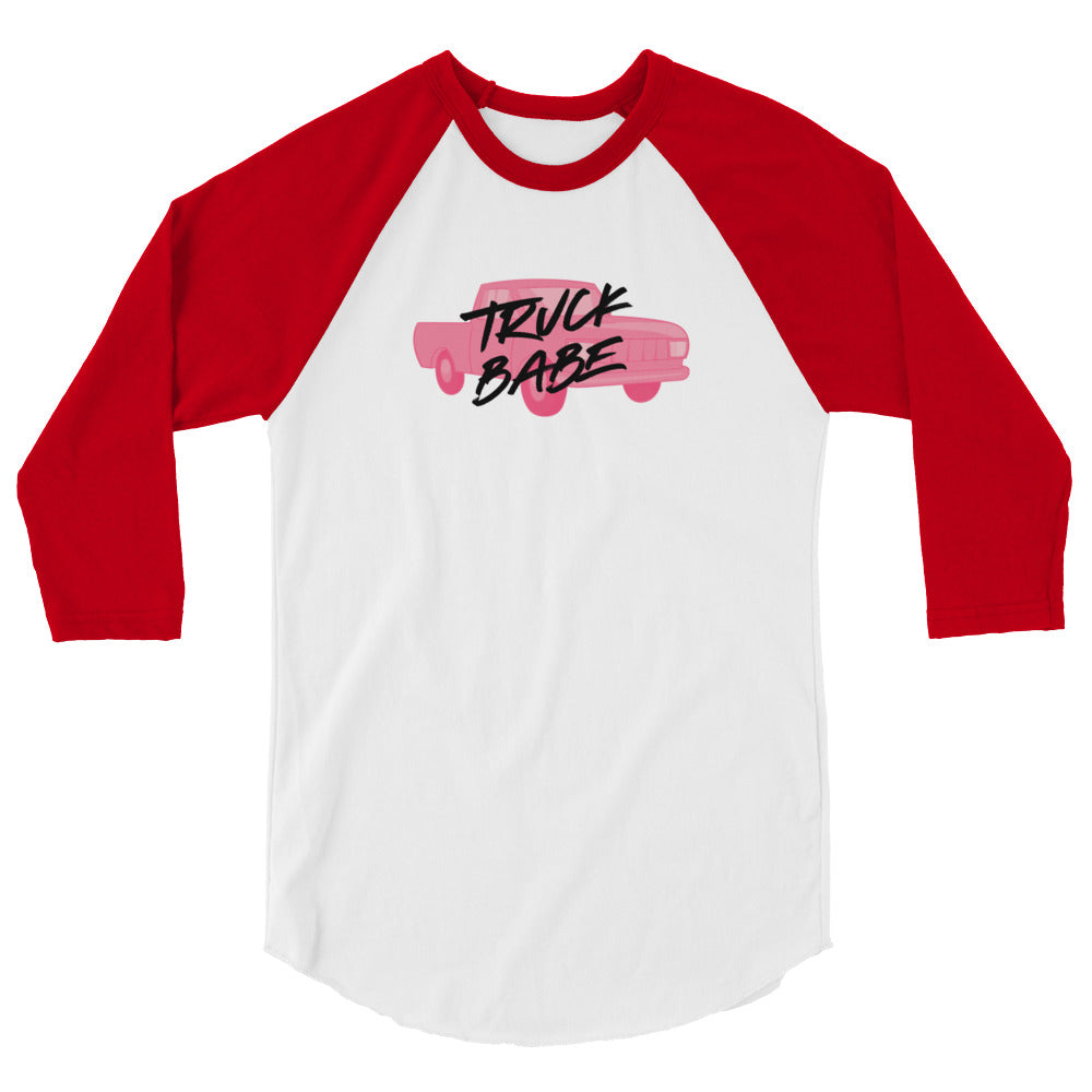 Truck Babe 3/4 Sleeve Raglan Shirt