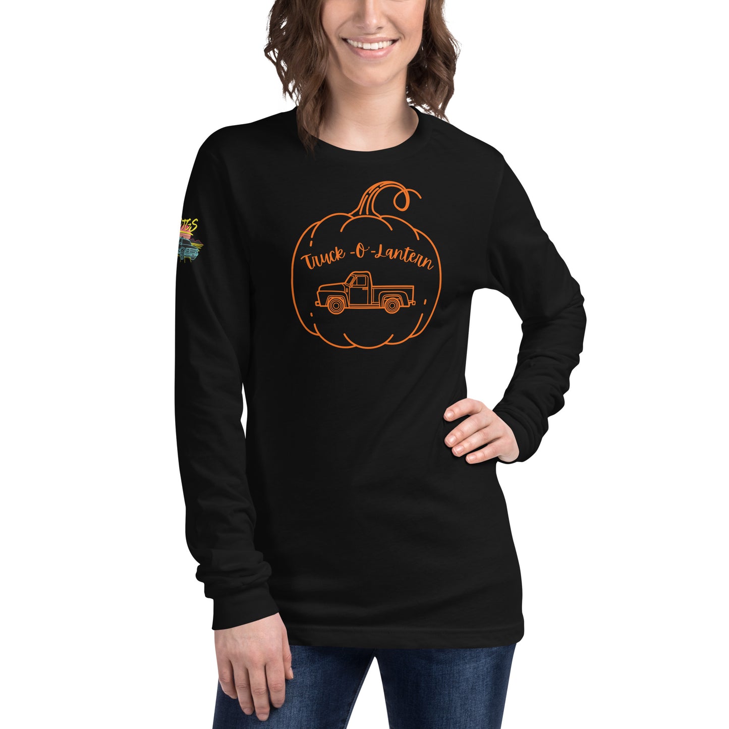 Truck-O'-Lantern Unisex Long Sleeve Tee