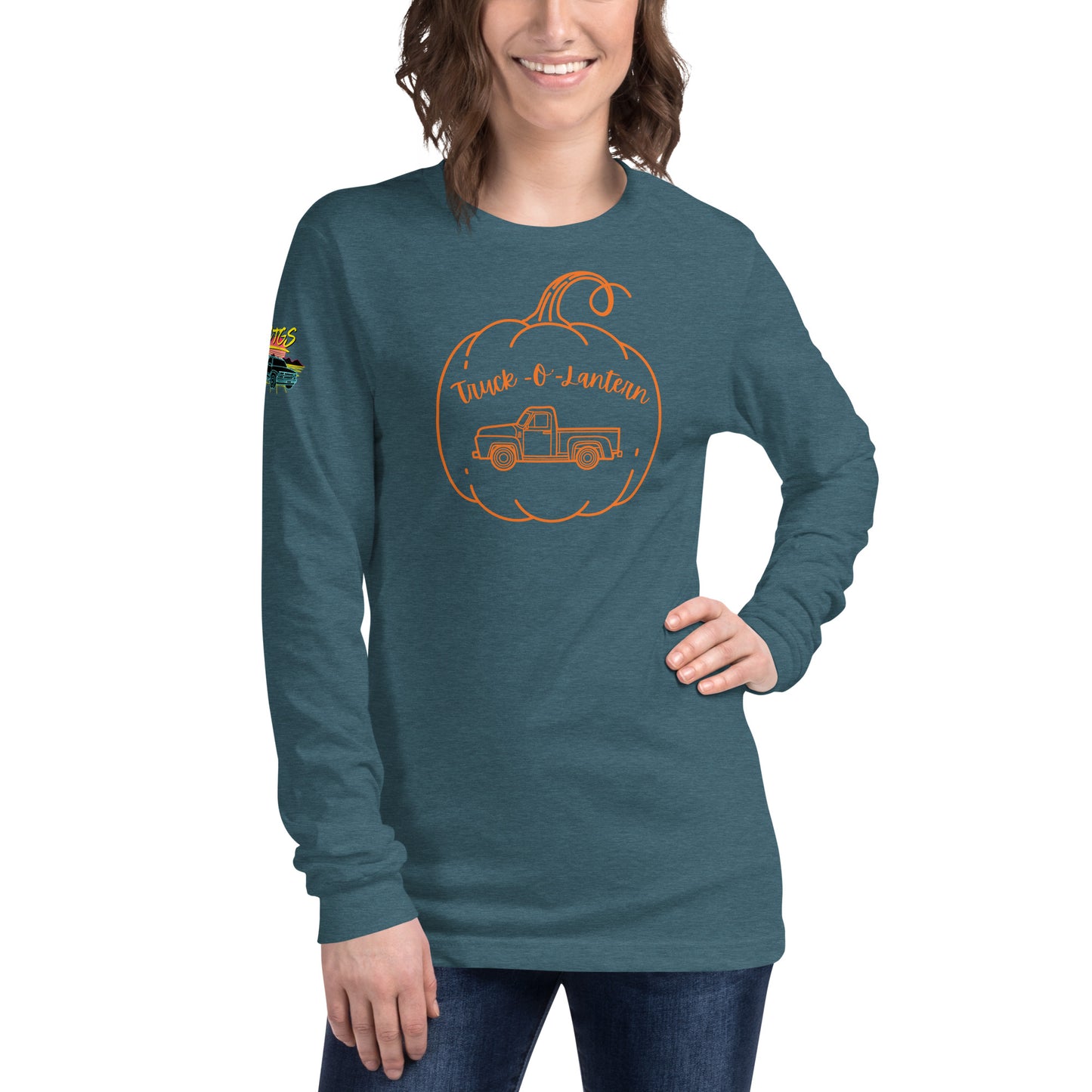 Truck-O'-Lantern Unisex Long Sleeve Tee