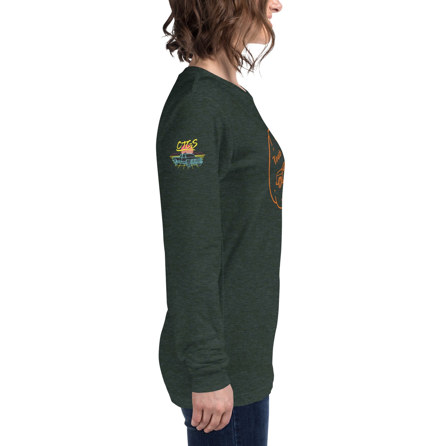 Truck-O'-Lantern Unisex Long Sleeve Tee