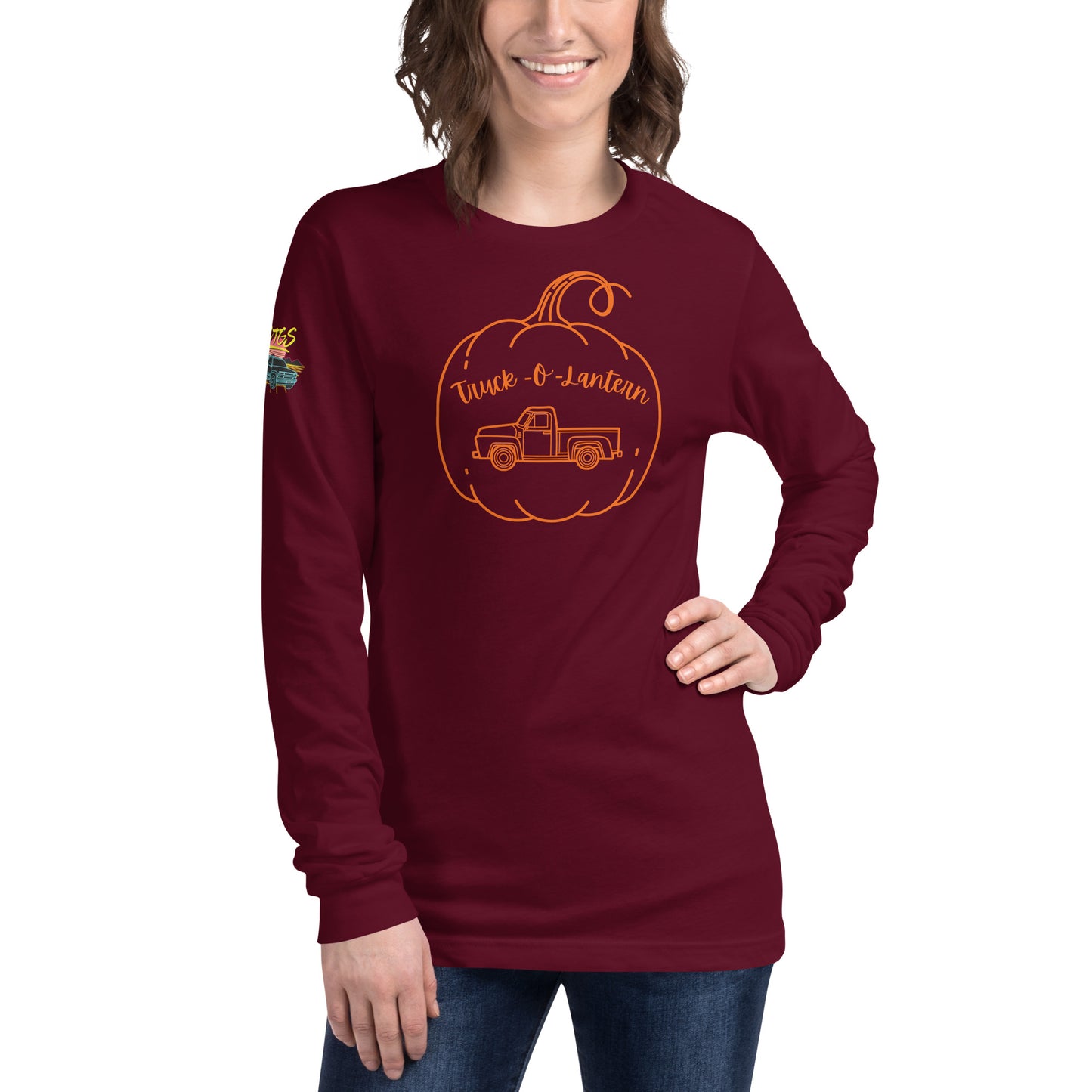 Truck-O'-Lantern Unisex Long Sleeve Tee