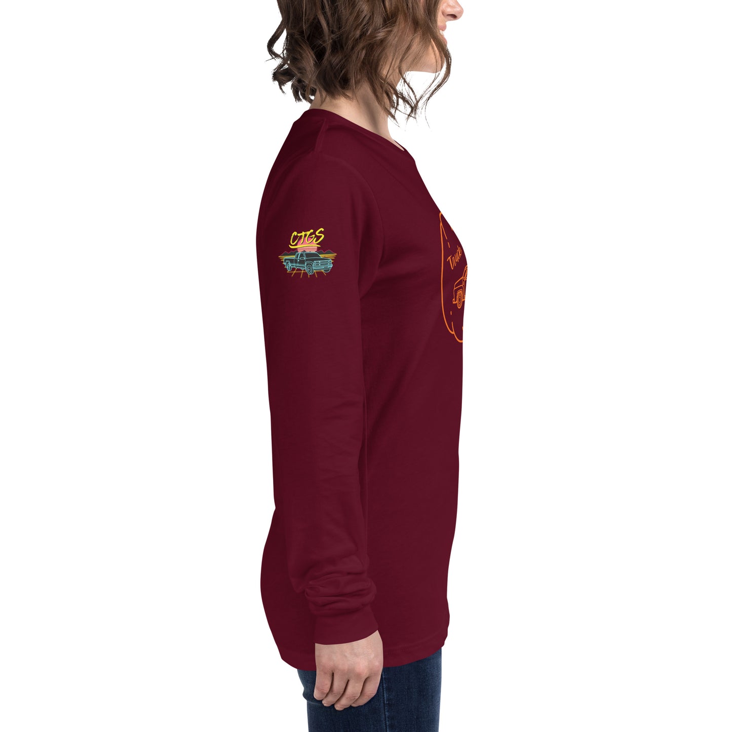 Truck-O'-Lantern Unisex Long Sleeve Tee