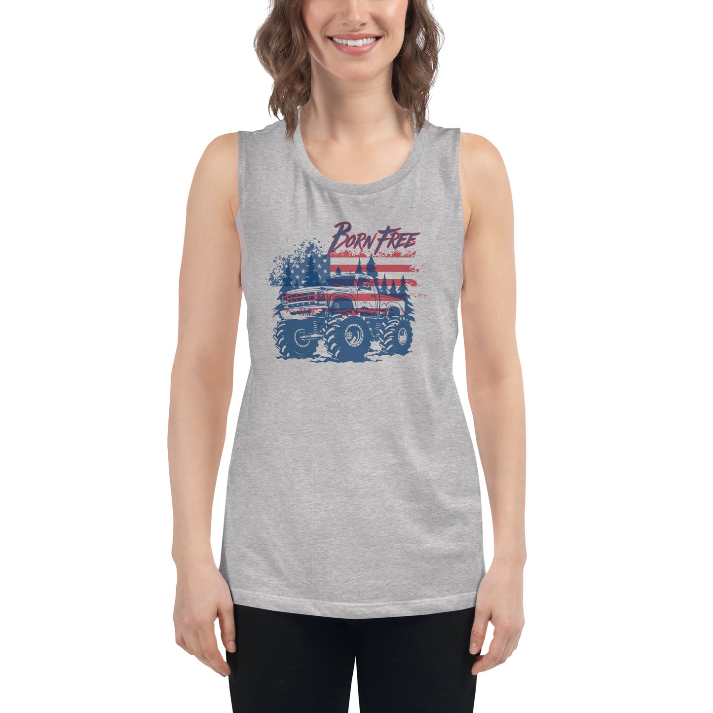 Born Free Ladies’ Muscle Tank