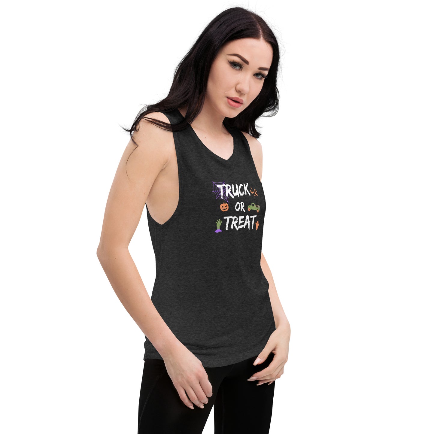 Truck Or Treat Ladies’ Muscle Tank