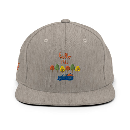 Hello Fall Snapback Hat