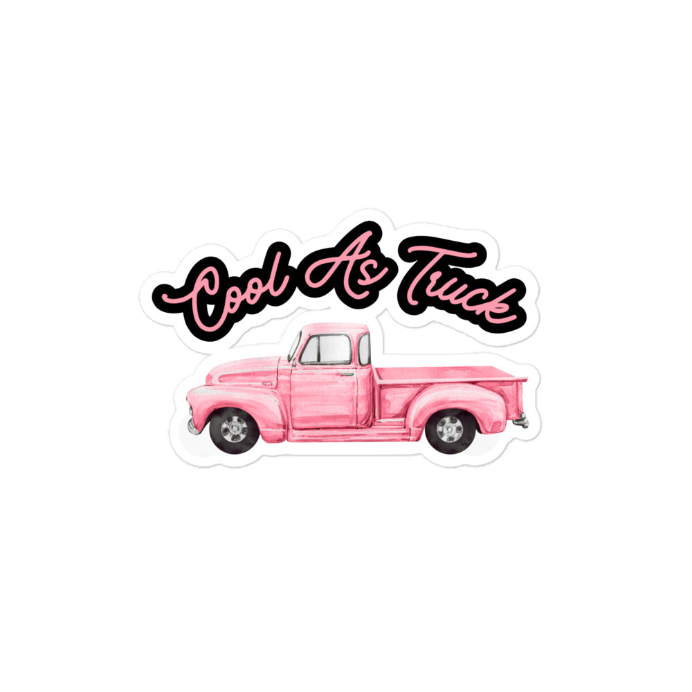 Cool As Truck Kiss-Cut Stickers