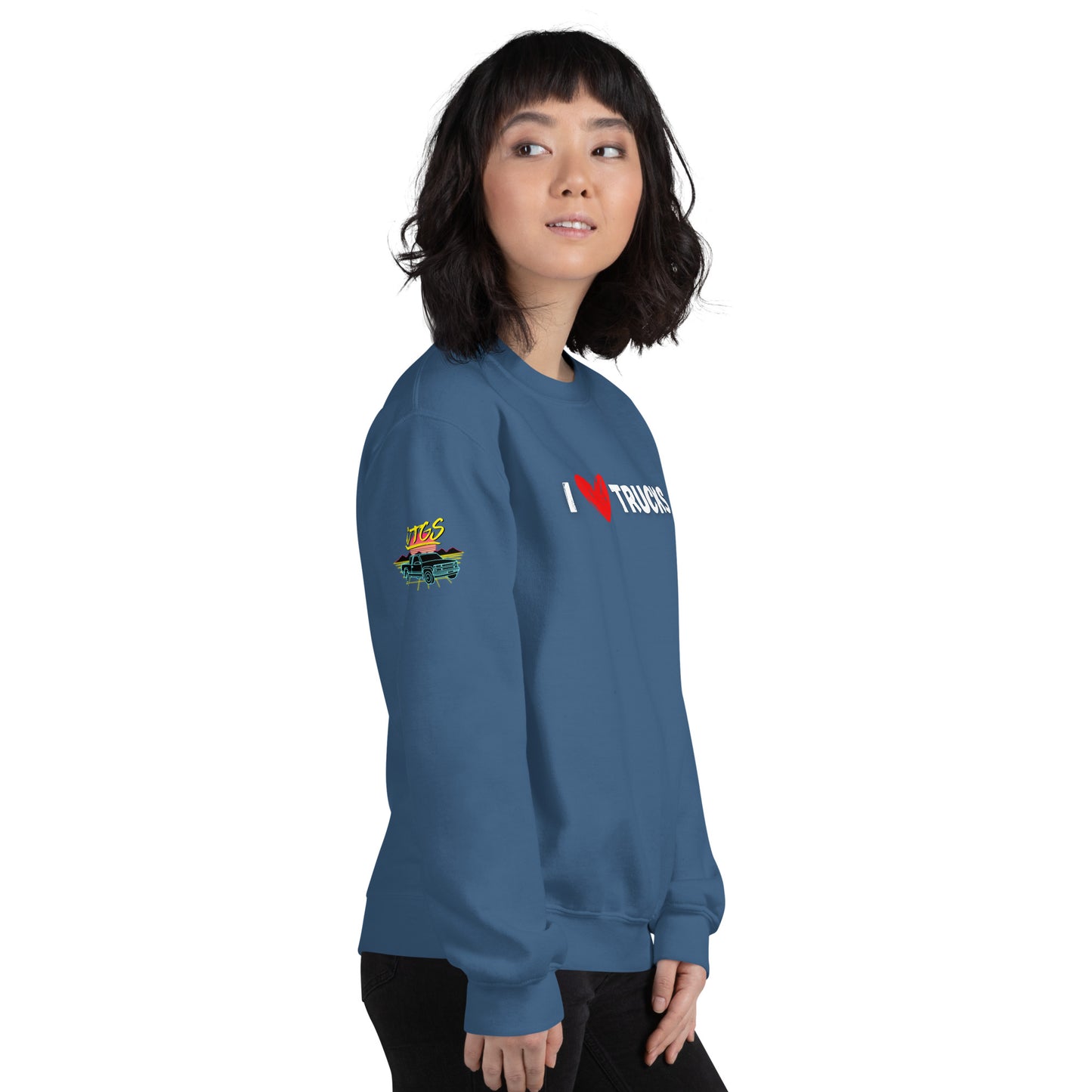 I Heart Trucks Unisex Sweatshirt