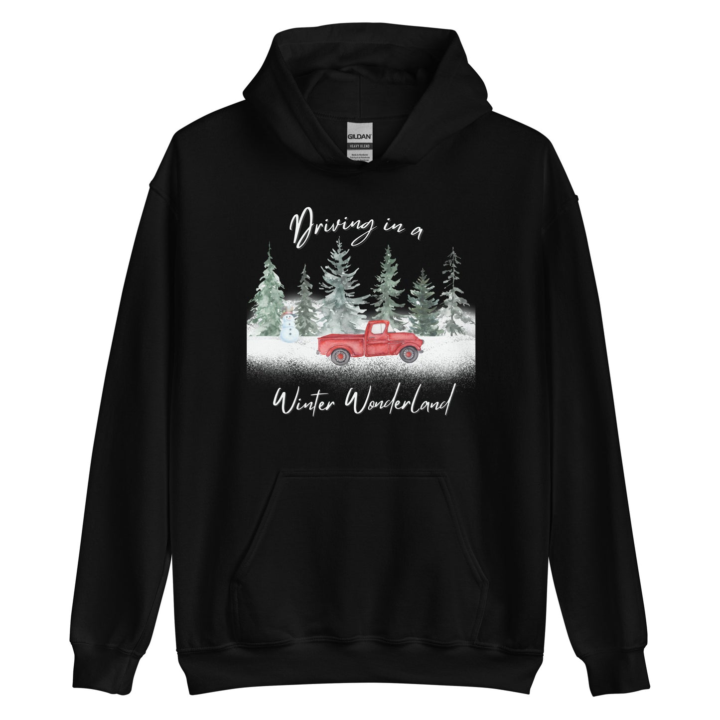 Driving In A Winter Wonderland CTGS Santa Unisex Hoodie