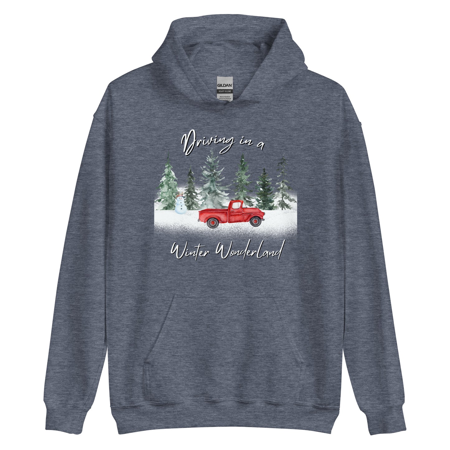 Driving In A Winter Wonderland CTGS Santa Unisex Hoodie