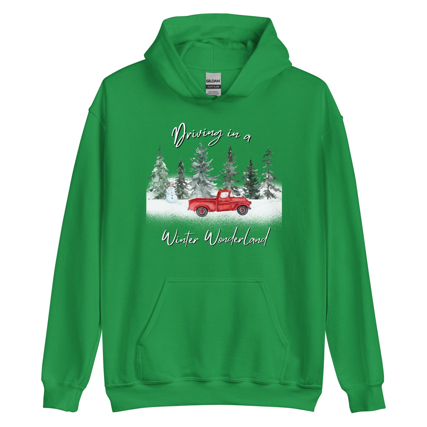 Driving In A Winter Wonderland CTGS Santa Unisex Hoodie