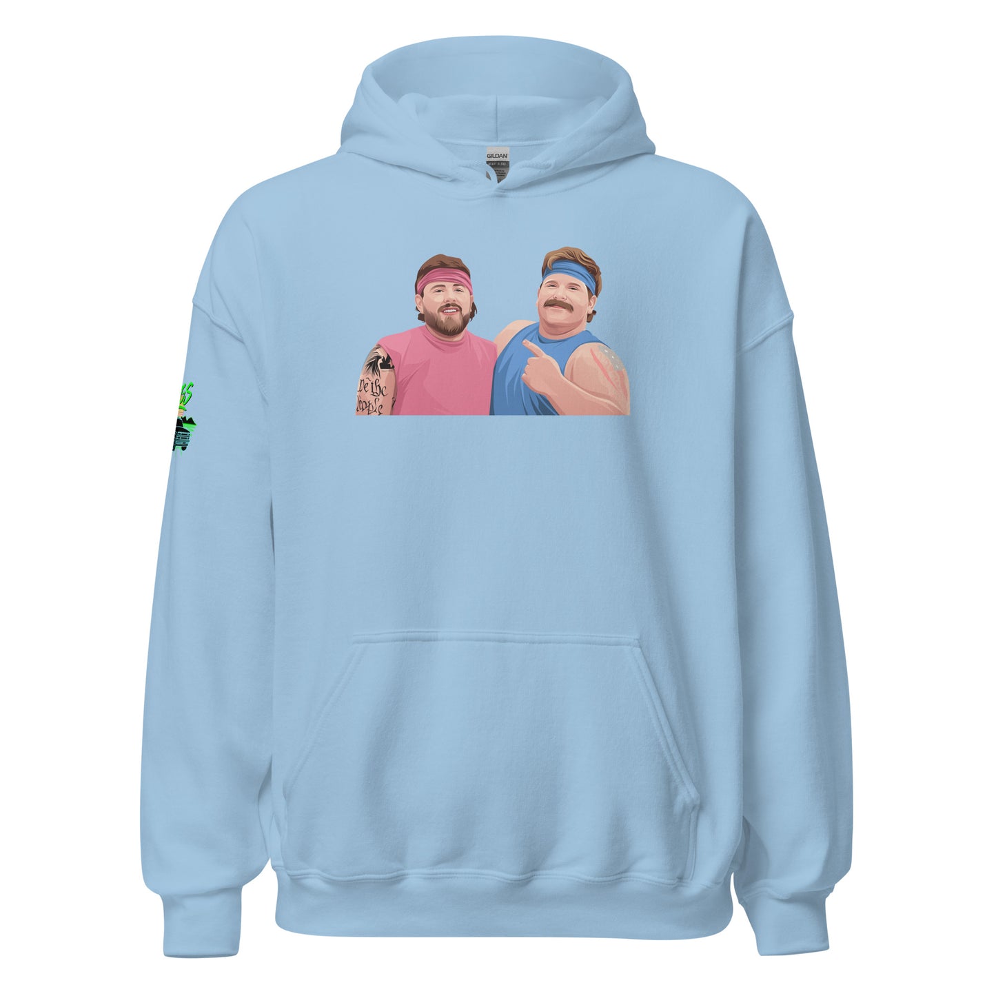 Gender Reveal Wrestlers Unisex Hoodie