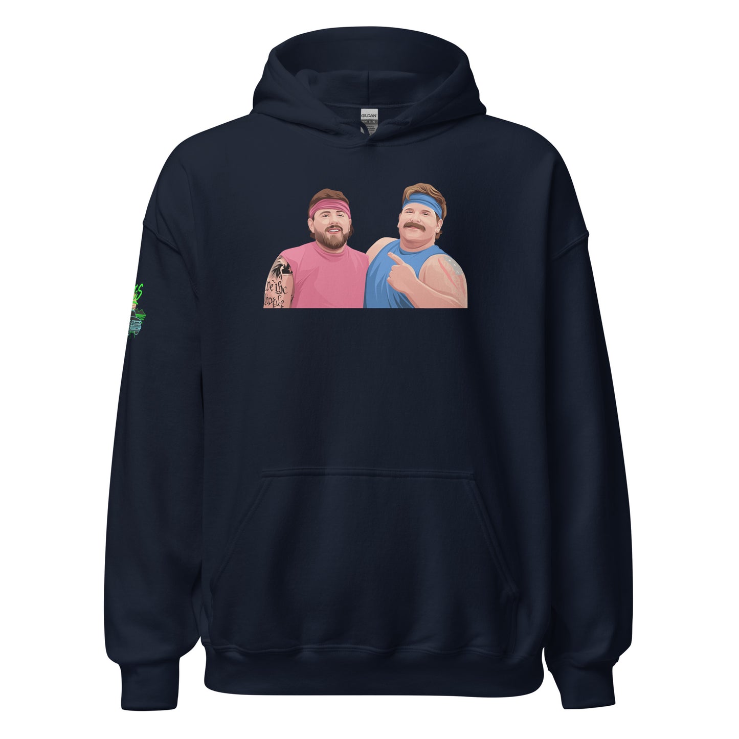 Gender Reveal Wrestlers Unisex Hoodie