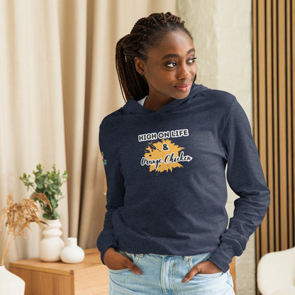 High On Life & Orange Chicken Hooded Long-sleeve Tee