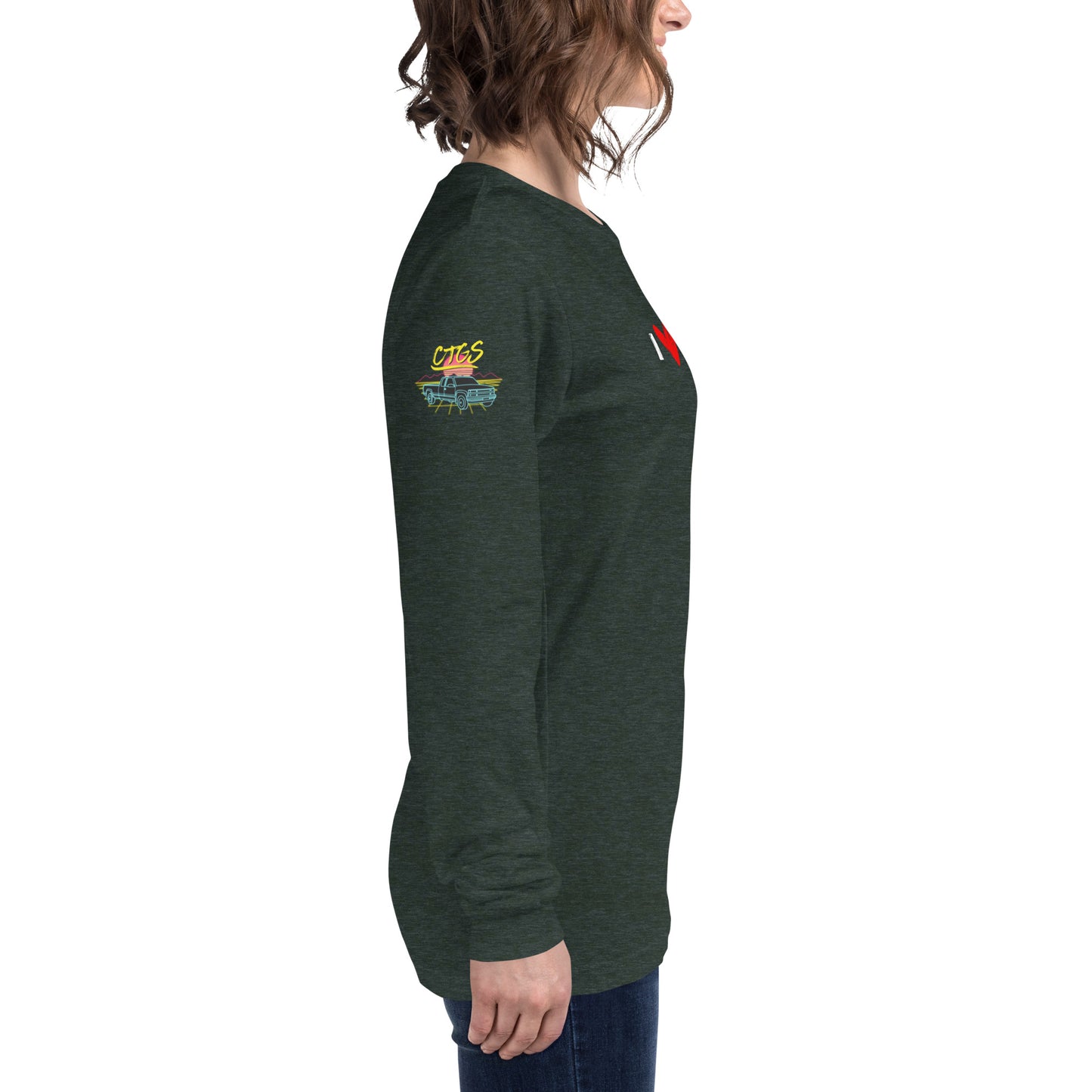 I Heart Trucks Unisex Long Sleeve Tee