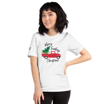Merry Trucking Christmas Unisex Soft T-shirt