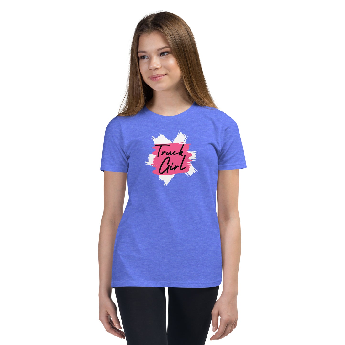 Truck Girl Youth Short Sleeve T-Shirt